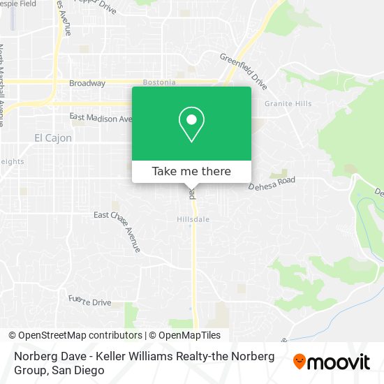 Mapa de Norberg Dave - Keller Williams Realty-the Norberg Group