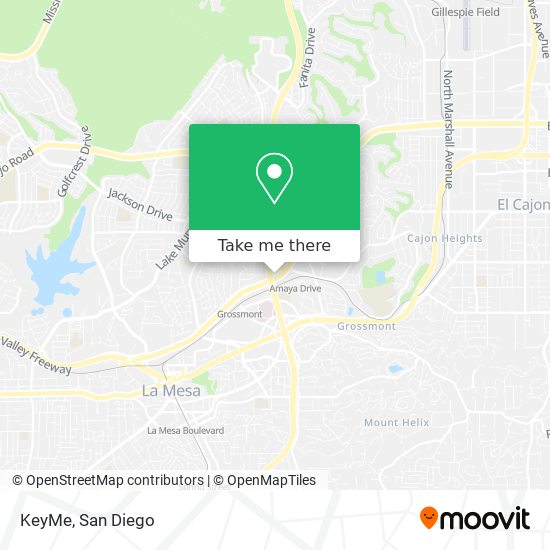 KeyMe map