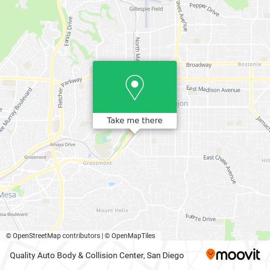 Quality Auto Body & Collision Center map