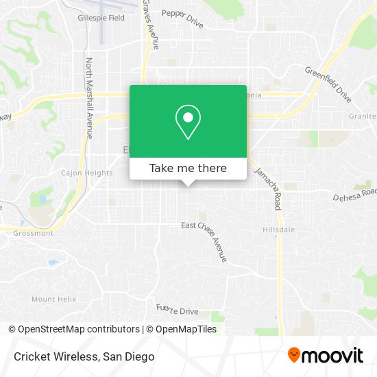 Cricket Wireless map