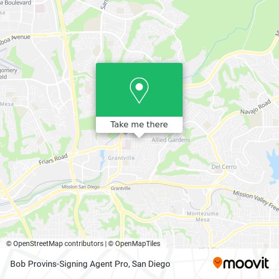 Mapa de Bob Provins-Signing Agent Pro