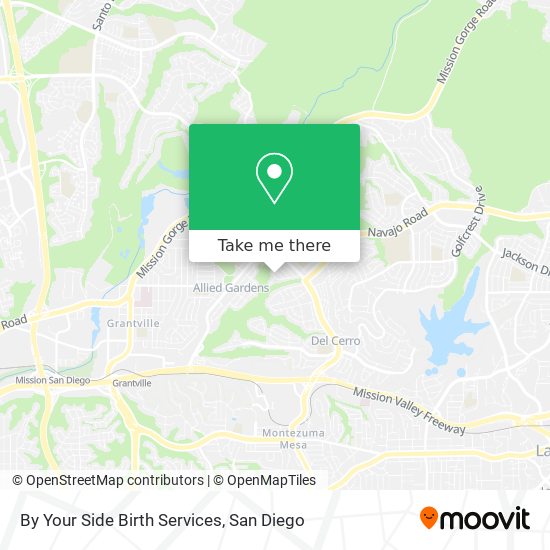 By Your Side Birth Services map