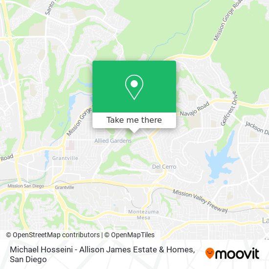 Michael Hosseini - Allison James Estate & Homes map