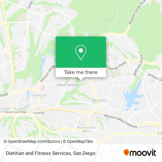 Mapa de Dietitian and Fitness Services