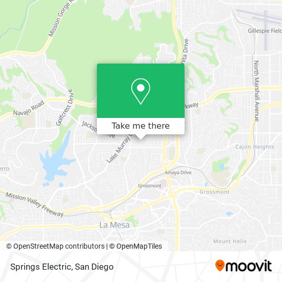 Springs Electric map