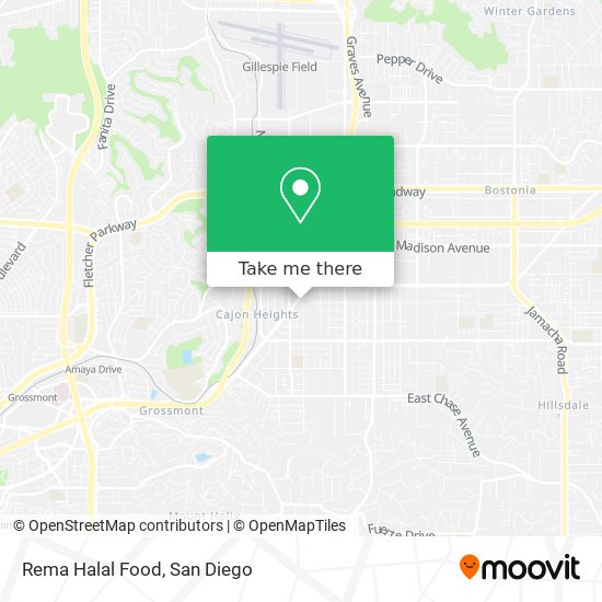 Rema Halal Food map