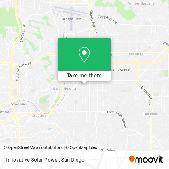 Innovative Solar Power map