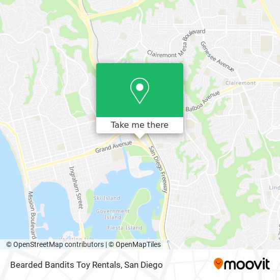 Mapa de Bearded Bandits Toy Rentals
