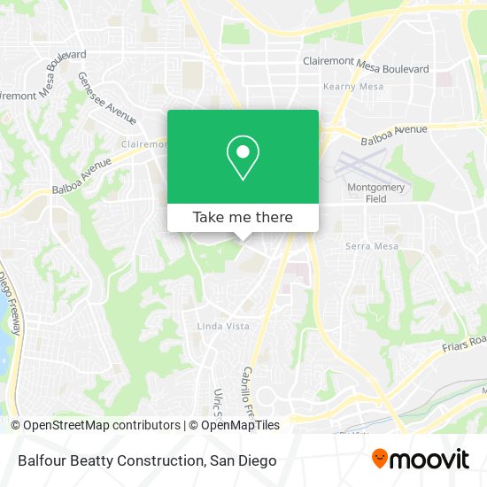Balfour Beatty Construction map