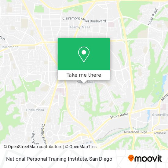 National Personal Training Institute map