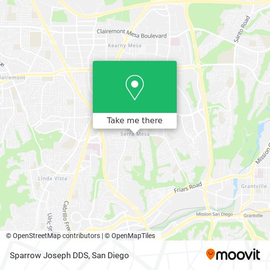 Sparrow Joseph DDS map