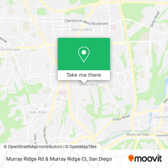 Mapa de Murray Ridge Rd & Murray Ridge Ct