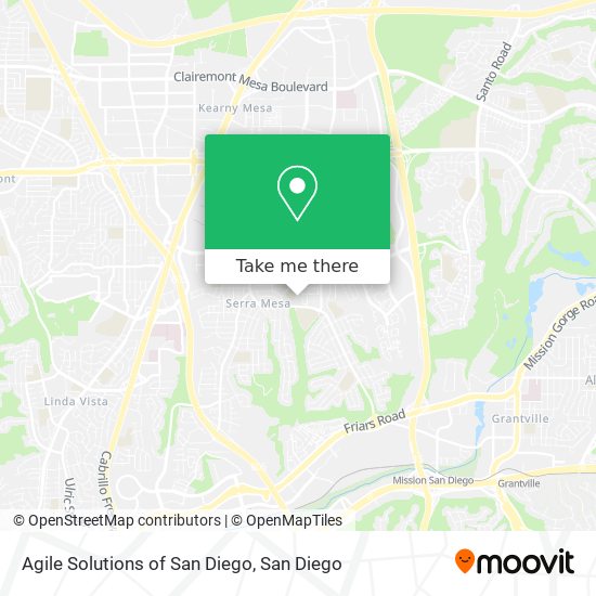 Agile Solutions of San Diego map