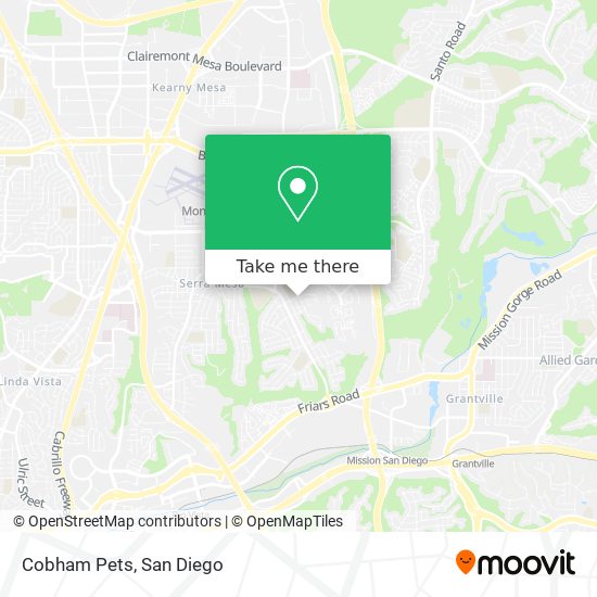 Cobham Pets map