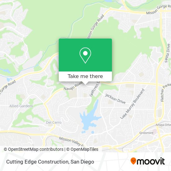 Mapa de Cutting Edge Construction