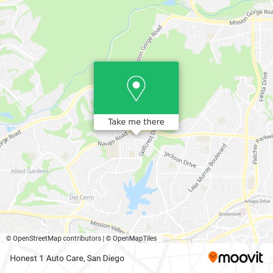 Mapa de Honest 1 Auto Care