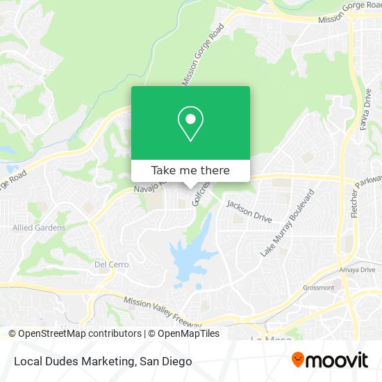 Local Dudes Marketing map