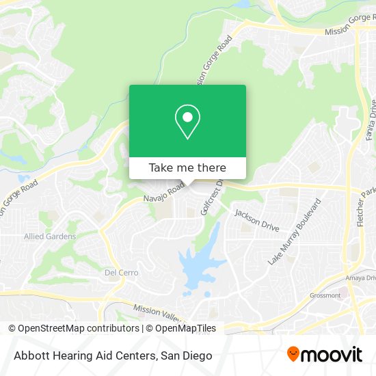 Abbott Hearing Aid Centers map