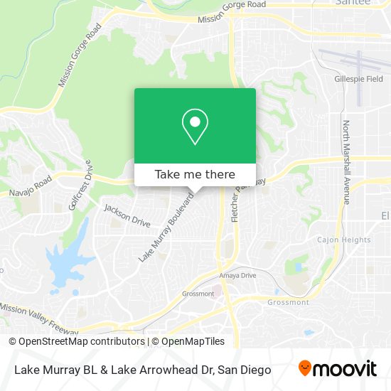 Lake Murray BL & Lake Arrowhead Dr map