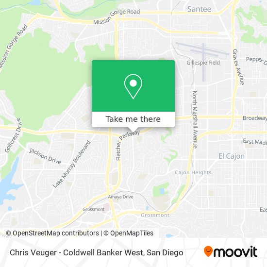 Chris Veuger - Coldwell Banker West map