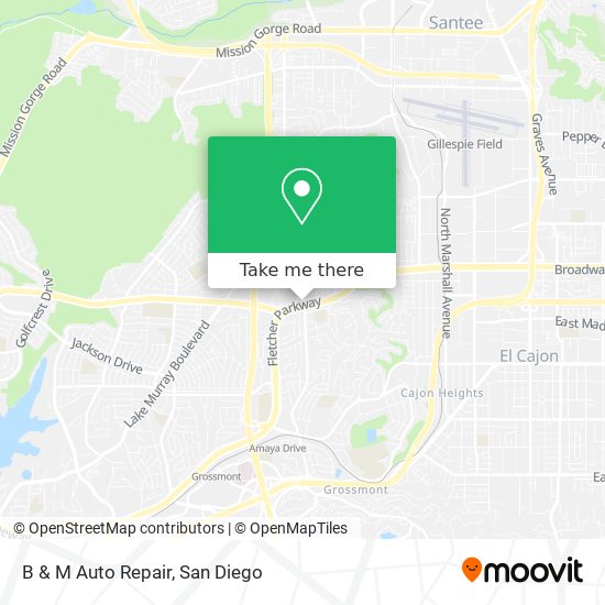 Mapa de B & M Auto Repair