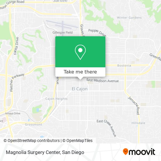 Mapa de Magnolia Surgery Center