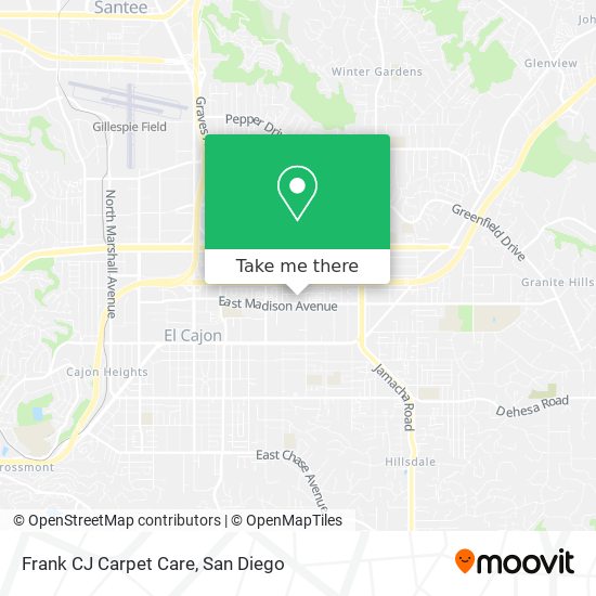 Frank CJ Carpet Care map