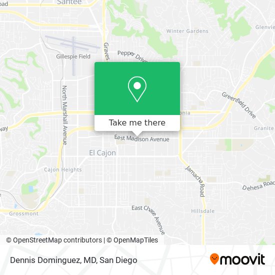Mapa de Dennis Dominguez, MD