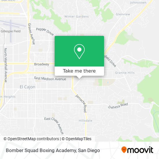 Bomber Squad Boxing Academy map