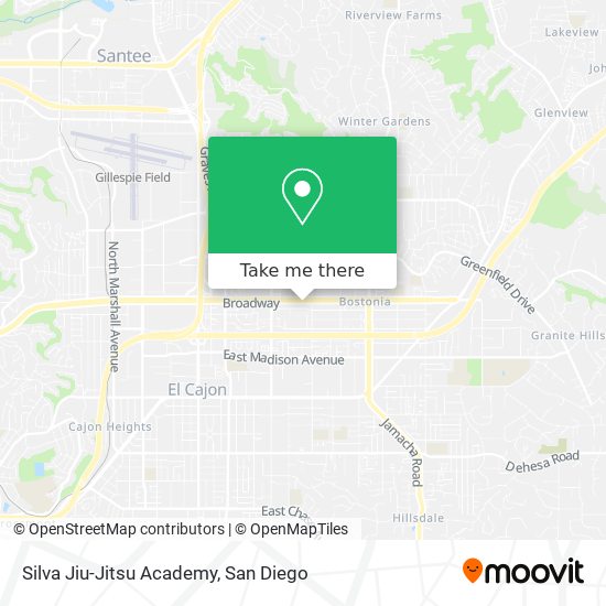 Mapa de Silva Jiu-Jitsu Academy