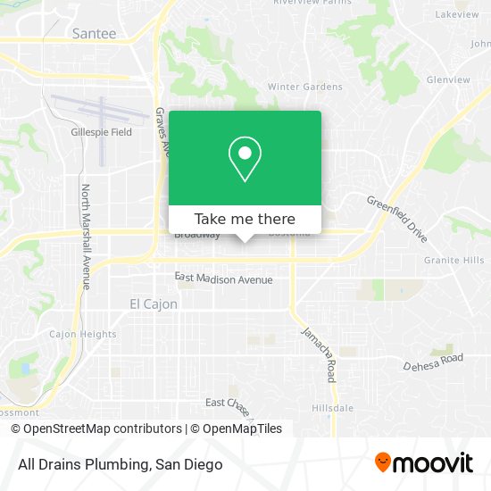 Mapa de All Drains Plumbing