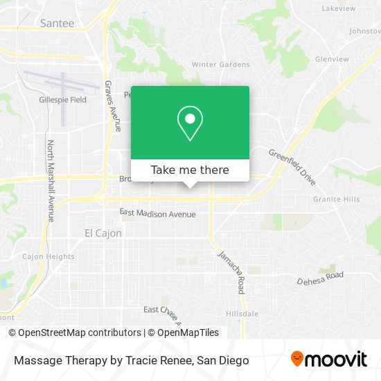 Massage Therapy by Tracie Renee map