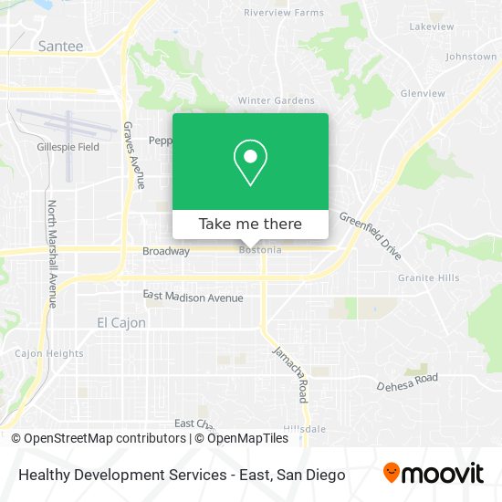 Mapa de Healthy Development Services - East