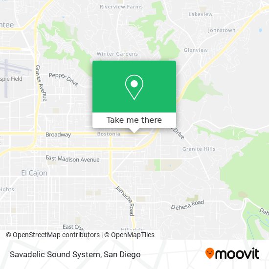 Savadelic Sound System map