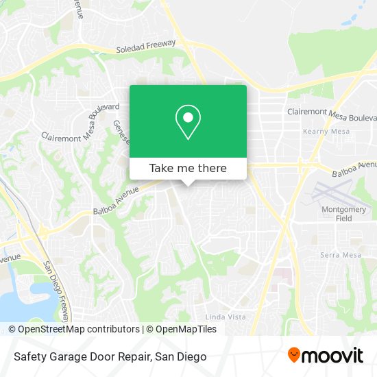 Safety Garage Door Repair map