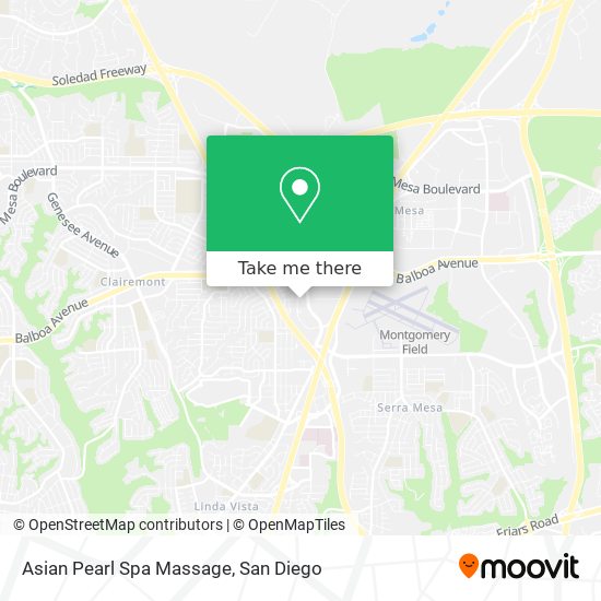 Asian Pearl Spa Massage map