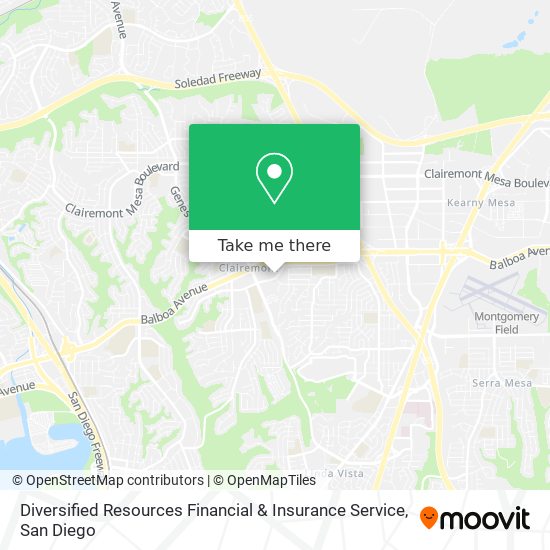 Diversified Resources Financial & Insurance Service map