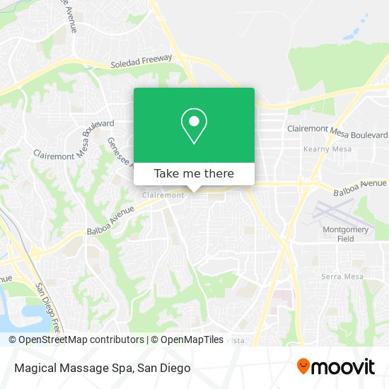 Magical Massage Spa map