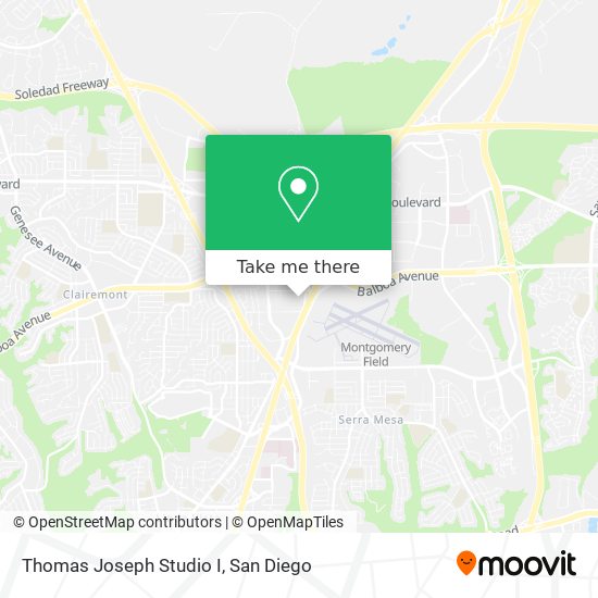 Thomas Joseph Studio I map