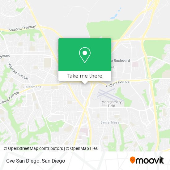 Cve San Diego map