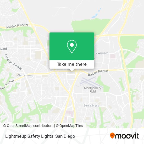 Mapa de Lightmeup Safety Lights