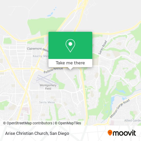 Mapa de Arise Christian Church