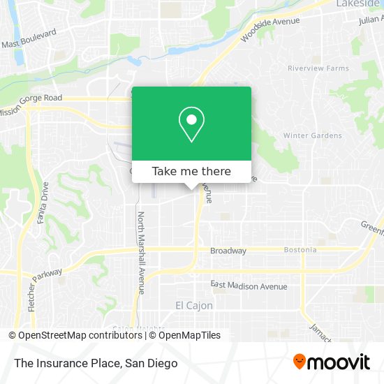 Mapa de The Insurance Place