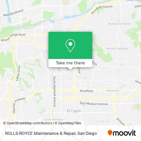 Mapa de ROLLS-ROYCE Maintenance & Repair