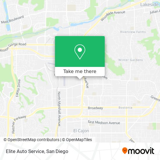 Elite Auto Service map