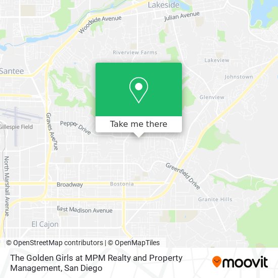 The Golden Girls at MPM Realty and Property Management map