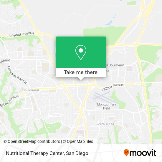 Nutritional Therapy Center map