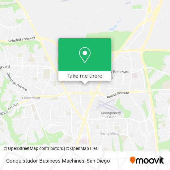 Mapa de Conquistador Business Machines