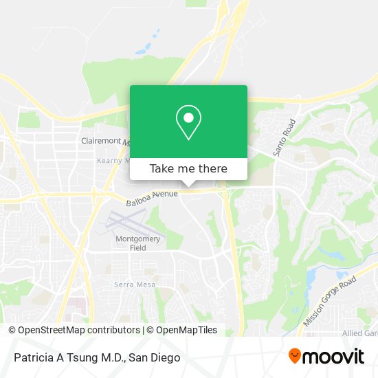 Patricia A Tsung M.D. map