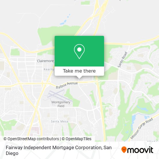 Mapa de Fairway Independent Mortgage Corporation